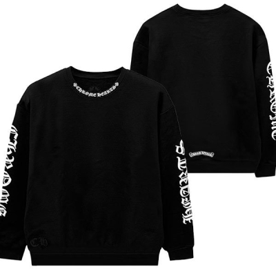 クロムハーツ ネックロゴ クルーネック スウェットシャツ